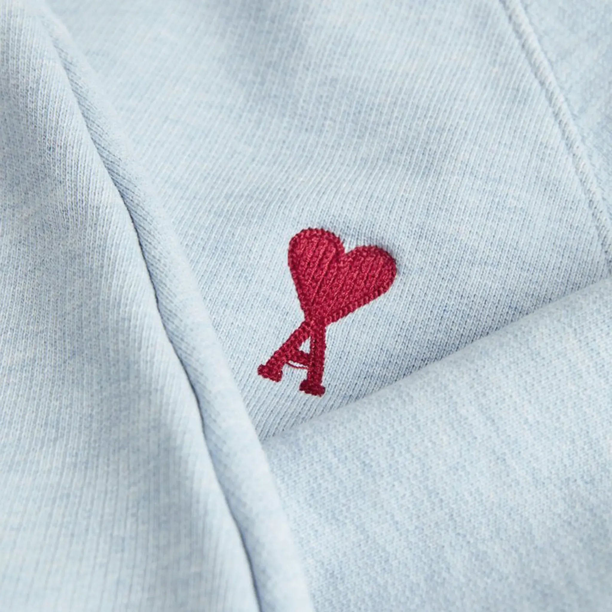 Ami Paris Ami De Coeur Sky Blue Sweatshirt