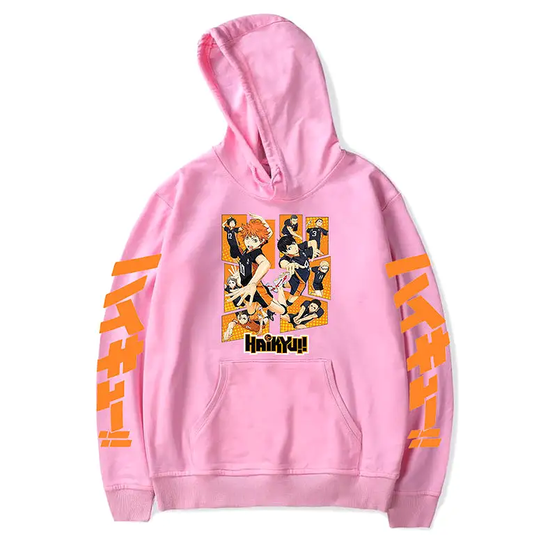 Anime Haikyuu Hoodies  Karasuno Fly High