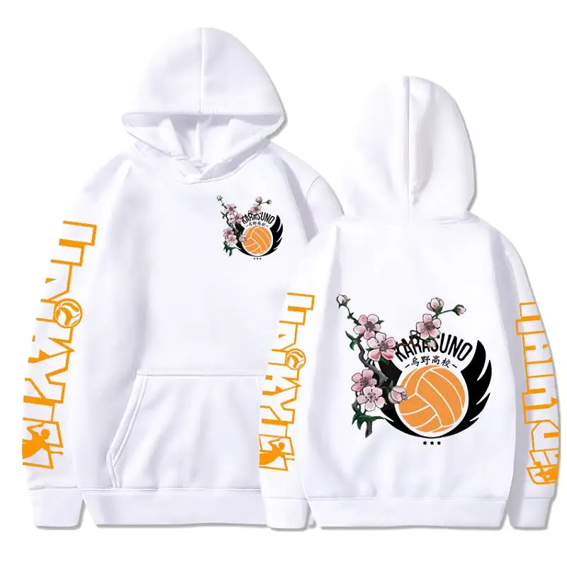 Anime Haikyuu Hoodies  Karasuno Fly High