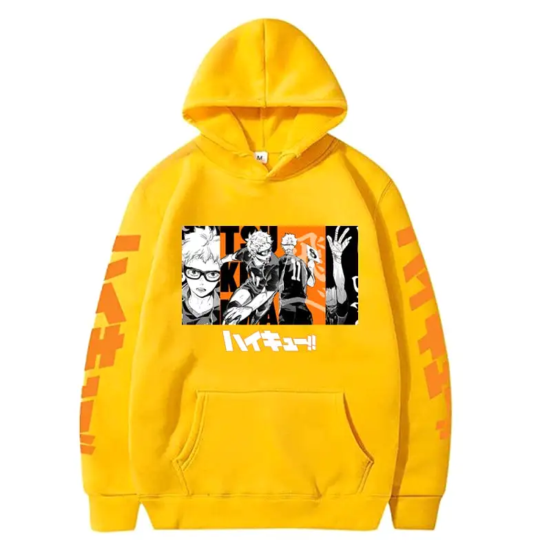 Anime Haikyuu Hoodies  Karasuno Fly High