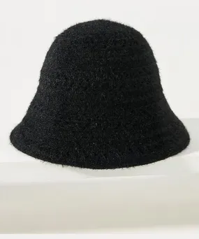 Anthropologie Crochet Knit Bucket Hat