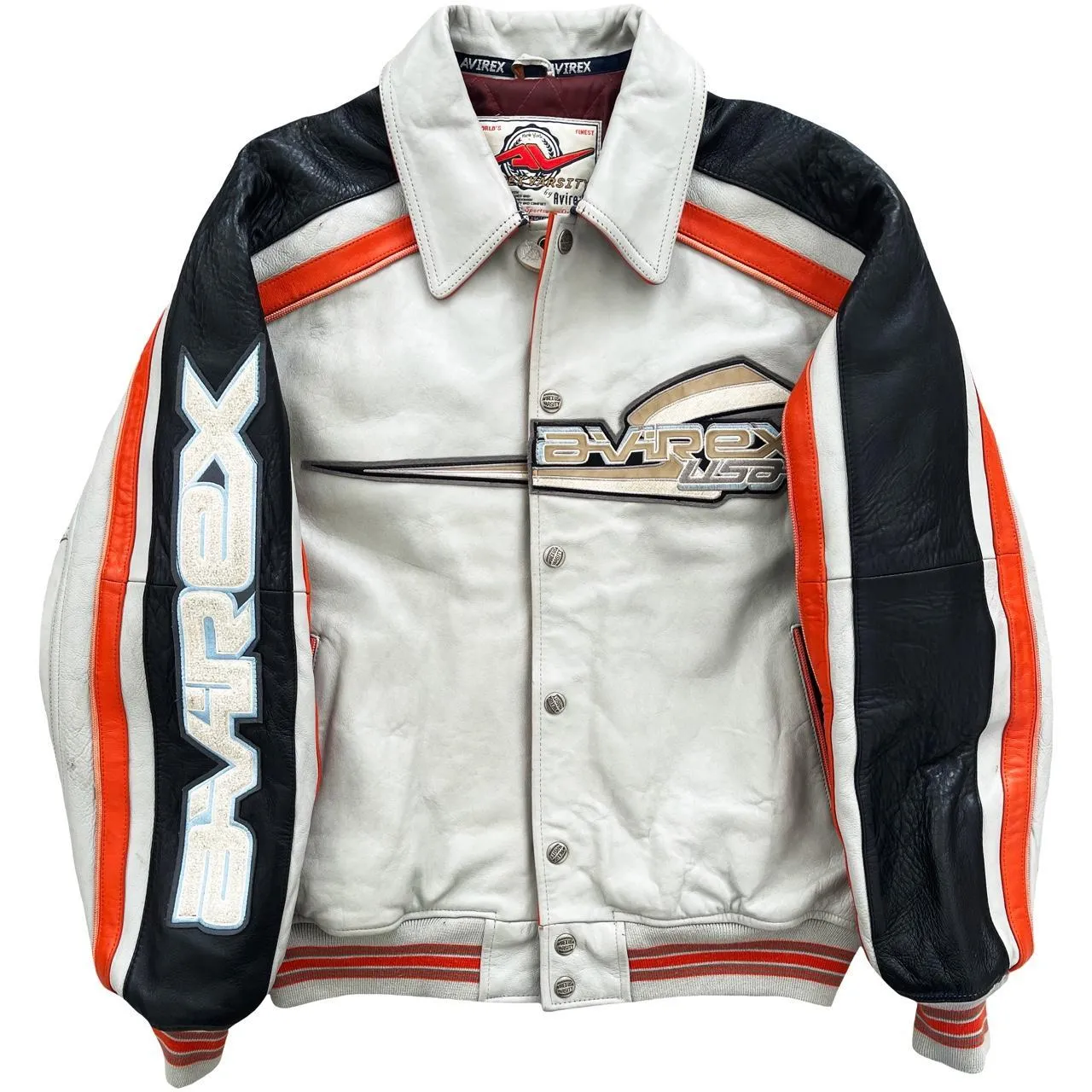 Avirex Leather Varsity Jacket