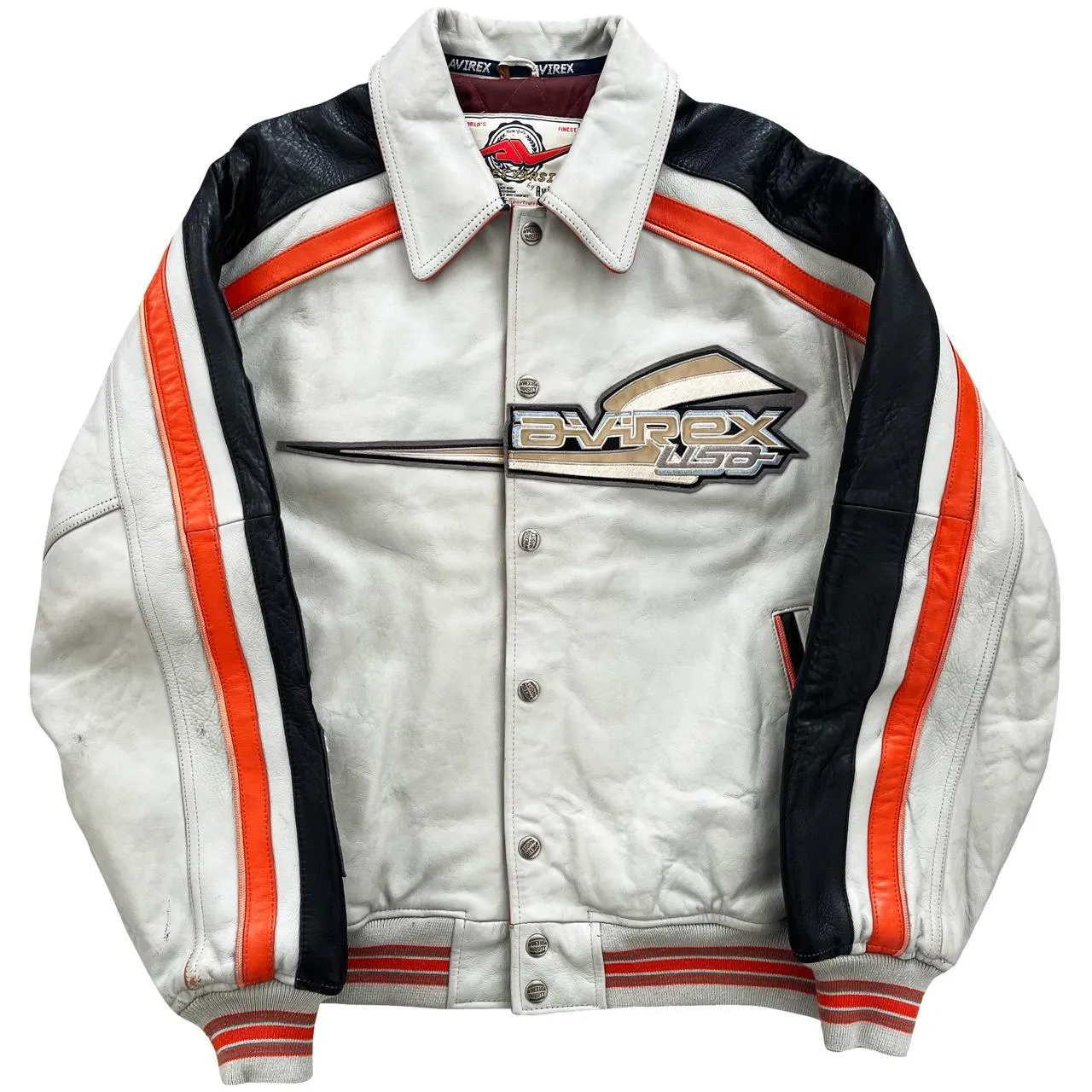 Avirex Leather Varsity Jacket