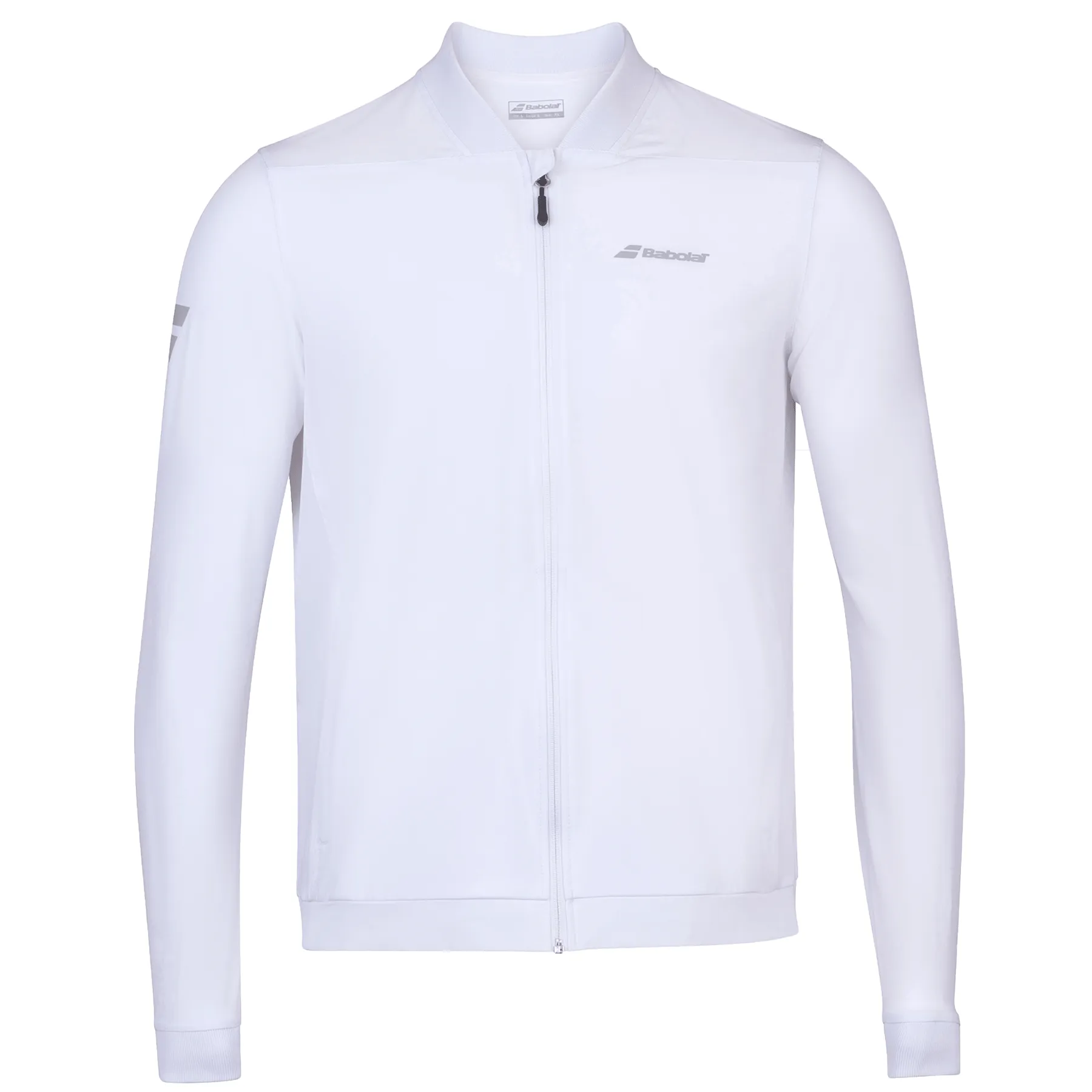 Babolat Play Junior Jacket - White/White