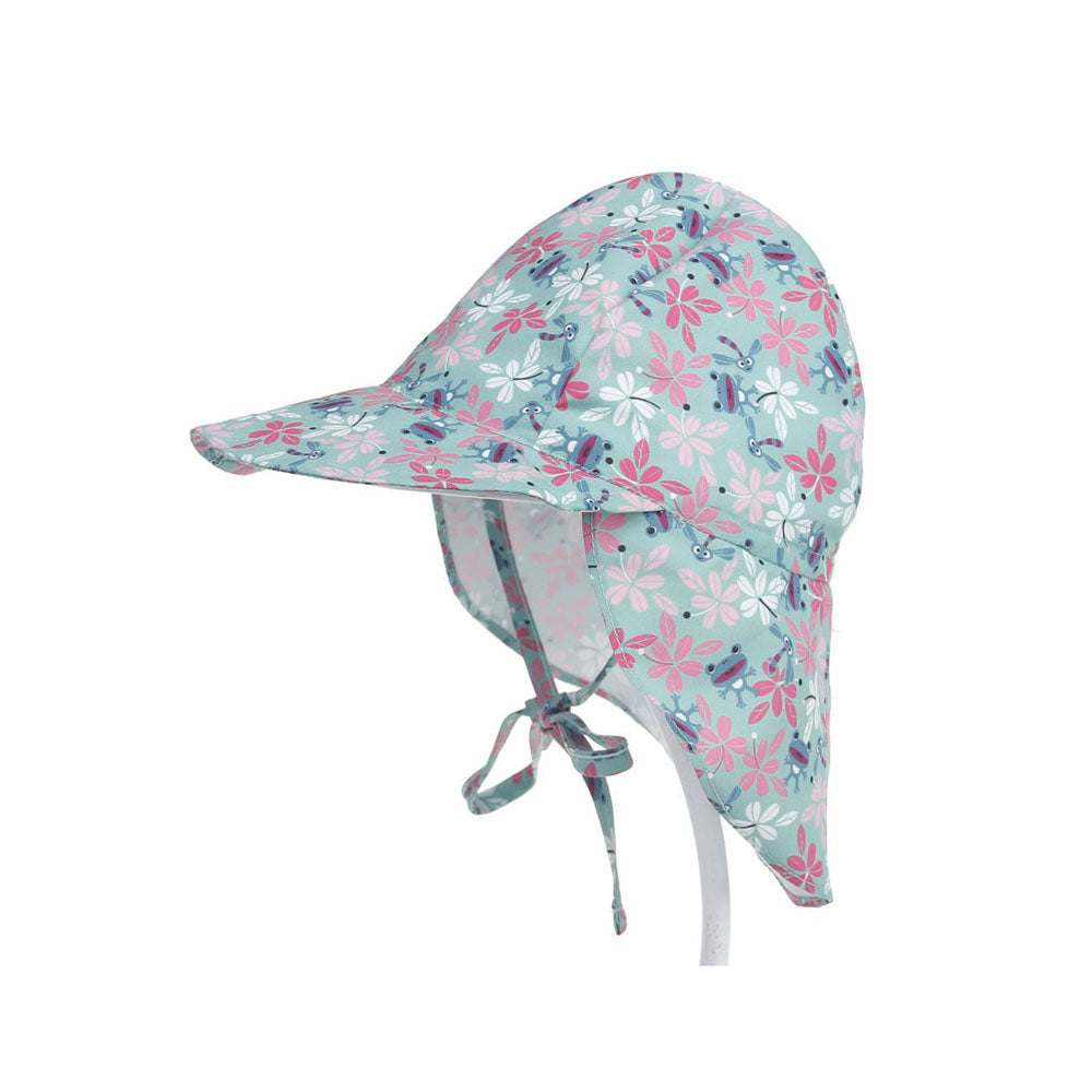 Baby Beach Flap Hat — Floral Frogs