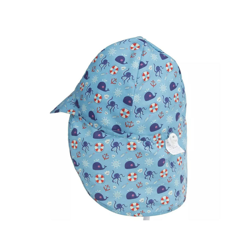 Baby Beach Flap Hat — Floral Frogs