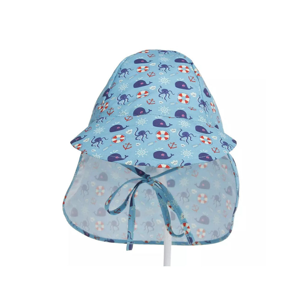 Baby Beach Flap Hat — Floral Frogs