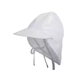 Baby Beach Flap Hat — White