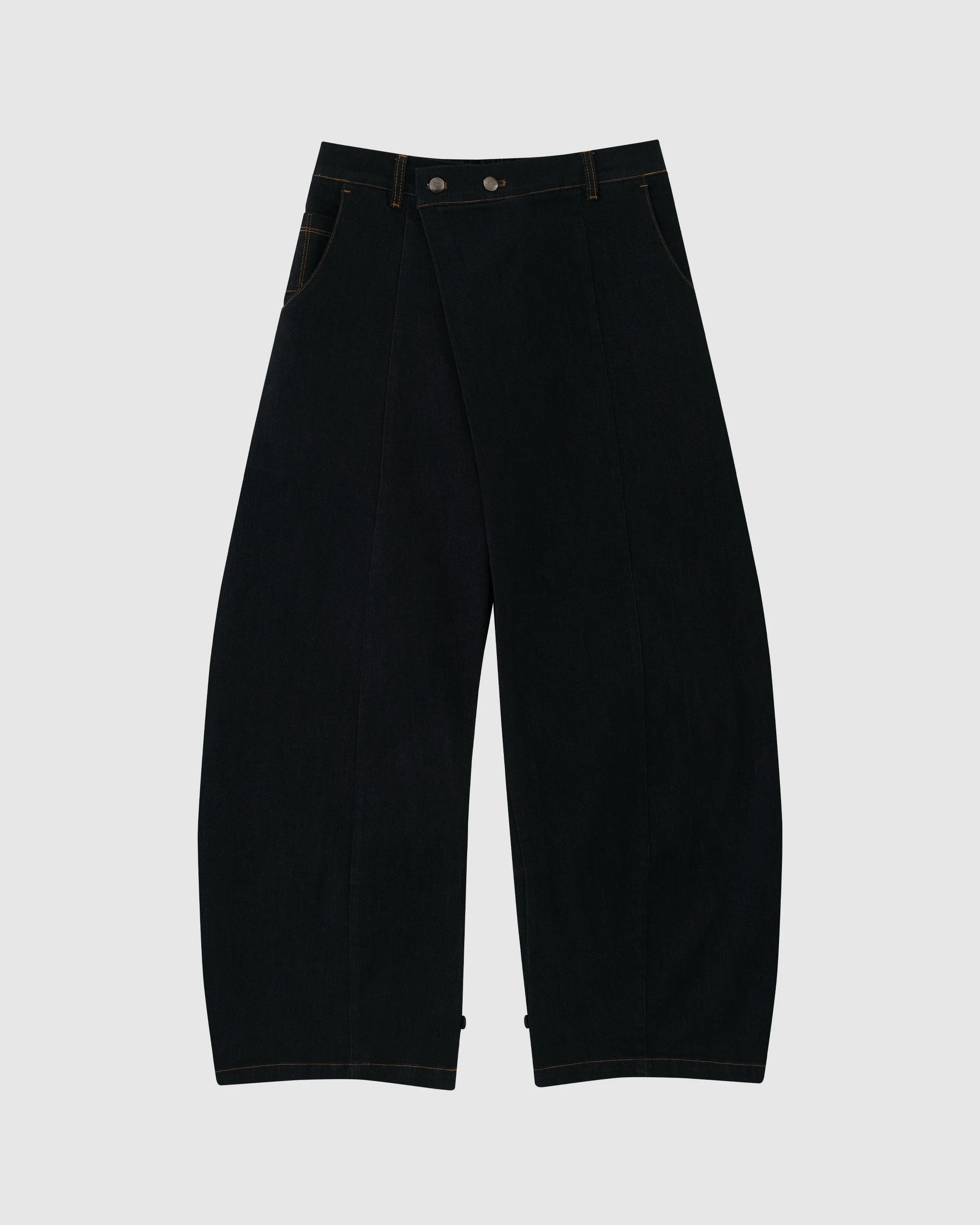 BLACK HANBOK DENIM PANTS