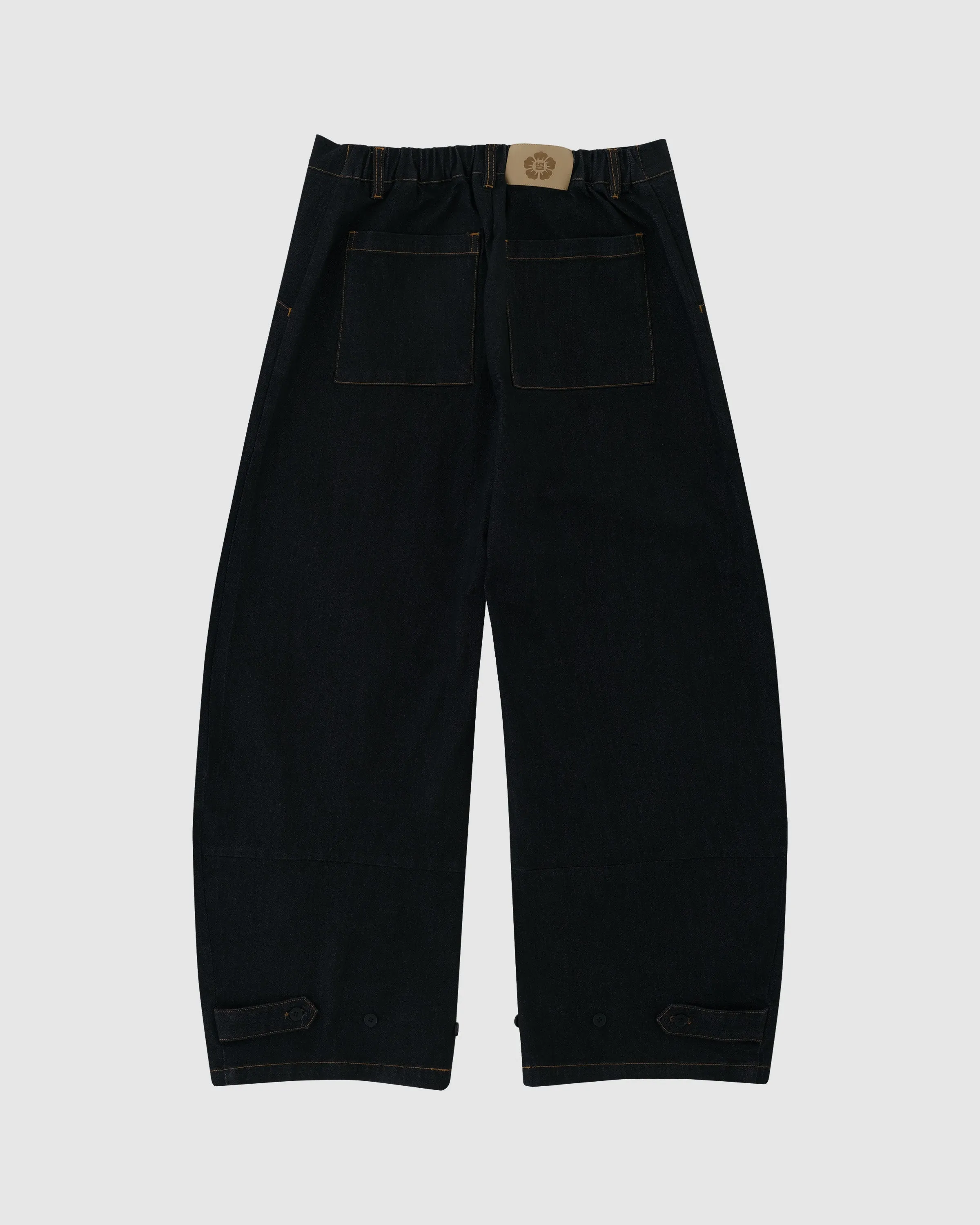 BLACK HANBOK DENIM PANTS