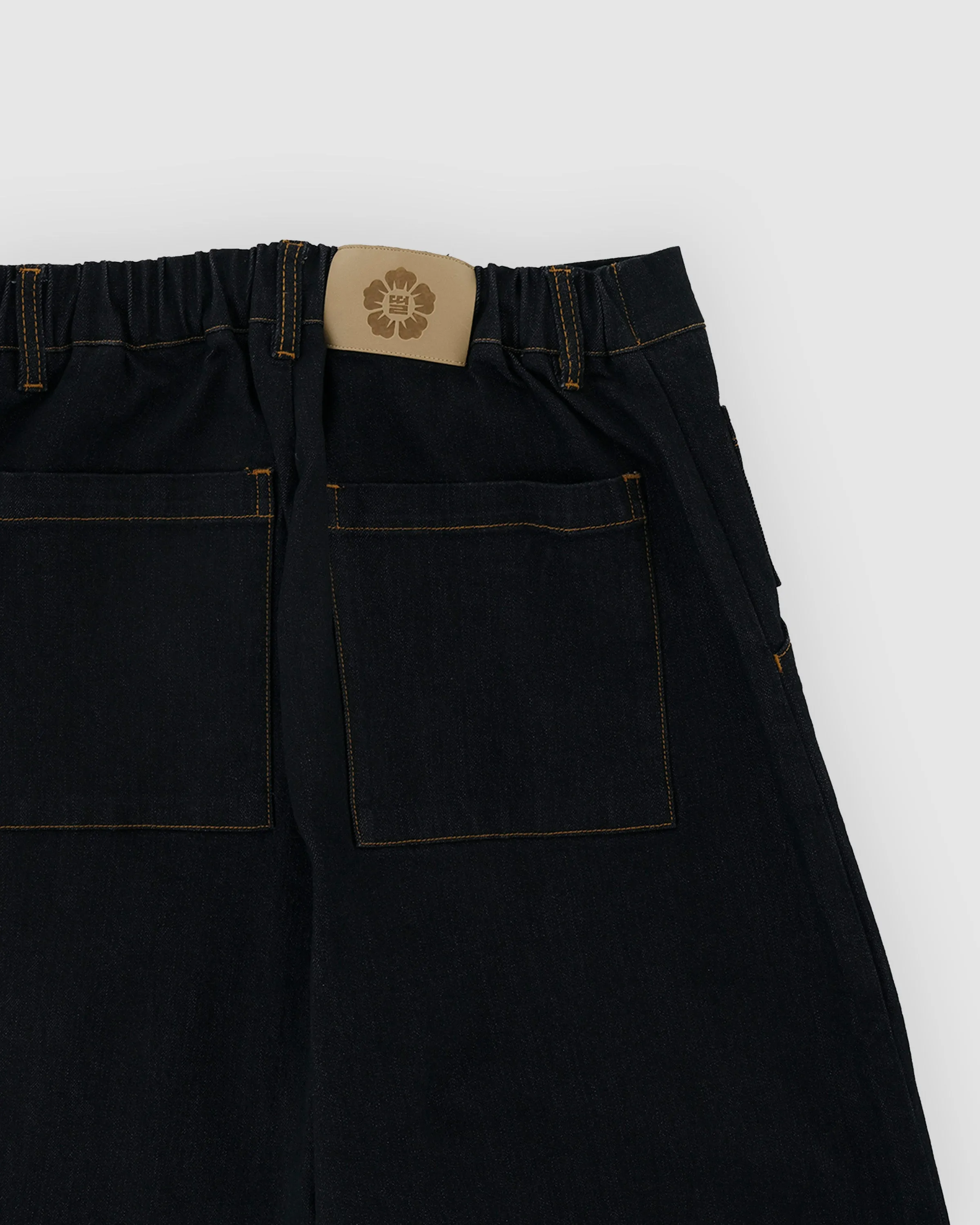 BLACK HANBOK DENIM PANTS