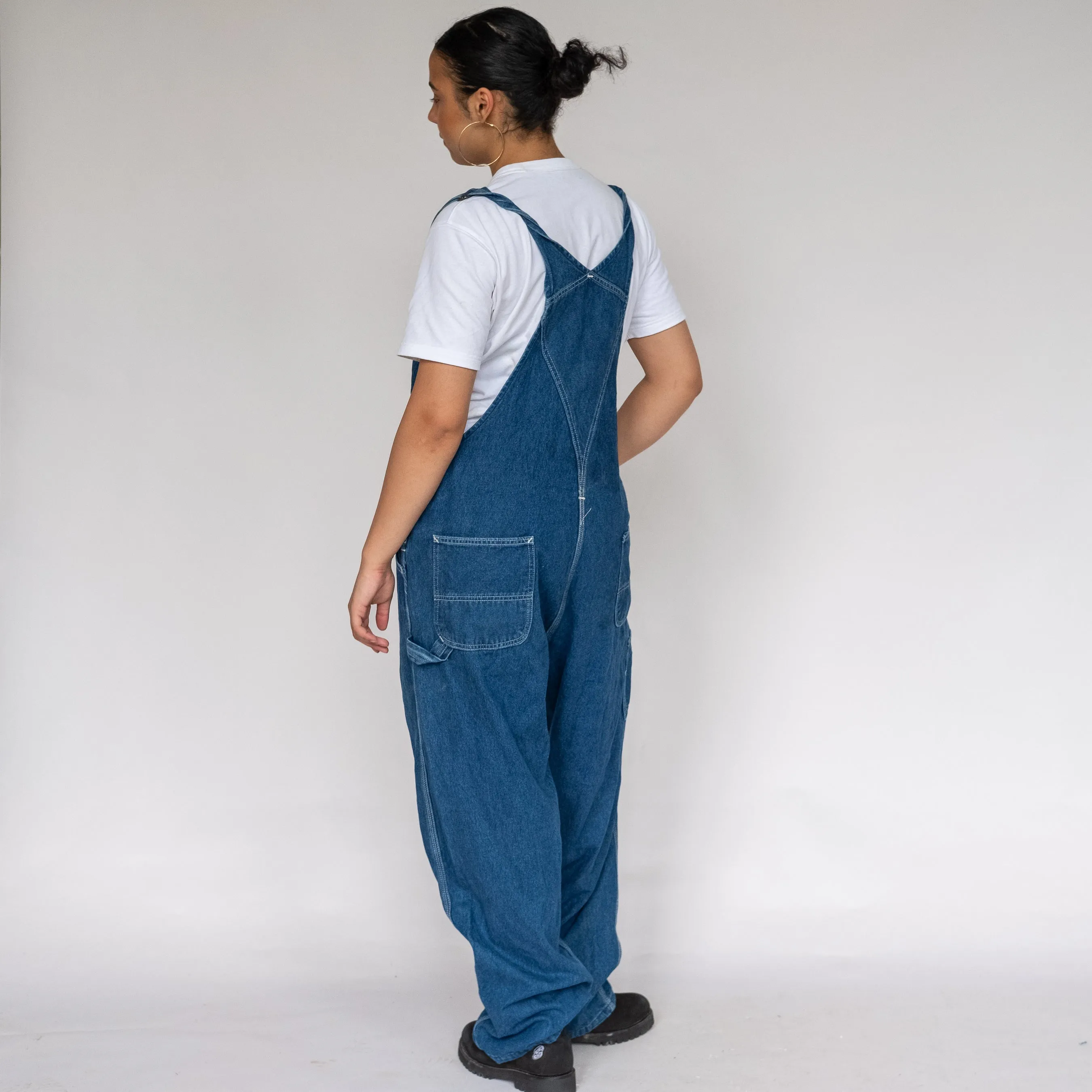 Blue 90s Carhartt Denim Baggy Dungarees (XL)