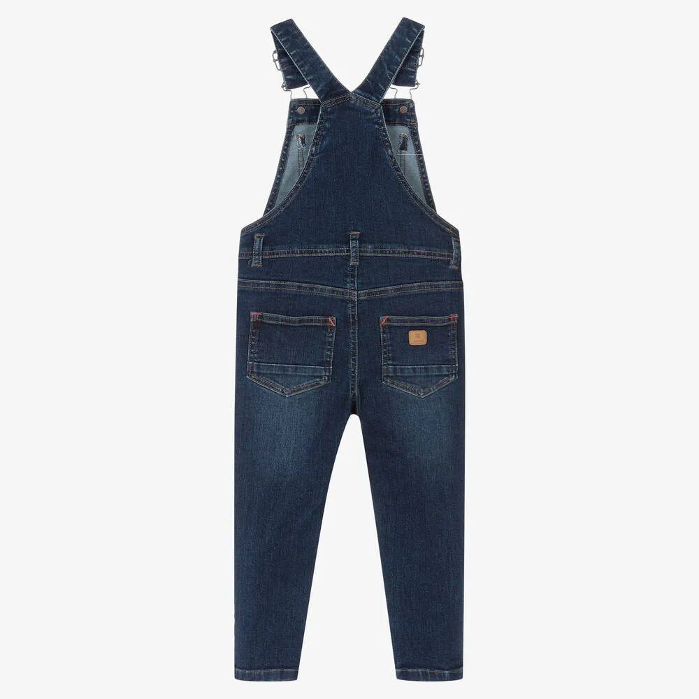 Boys Blue Denim Dungarees