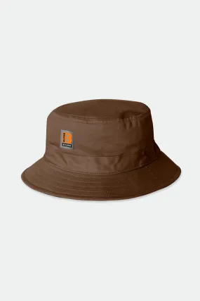 Builders Reversible Bucket Hat - Bison/Burnt Red