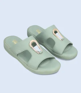 BW9516-MINT-Women Comfort Slipper