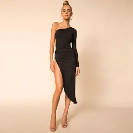 Carmella Asymmetrical Evening Dress