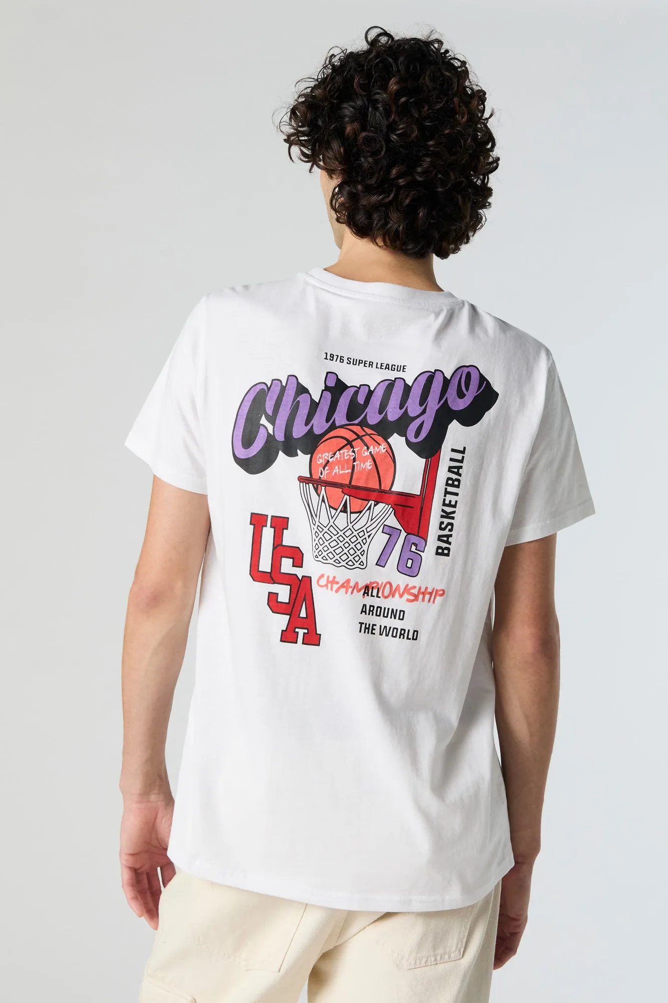 Chicago Basketball Graphic T-Shirt