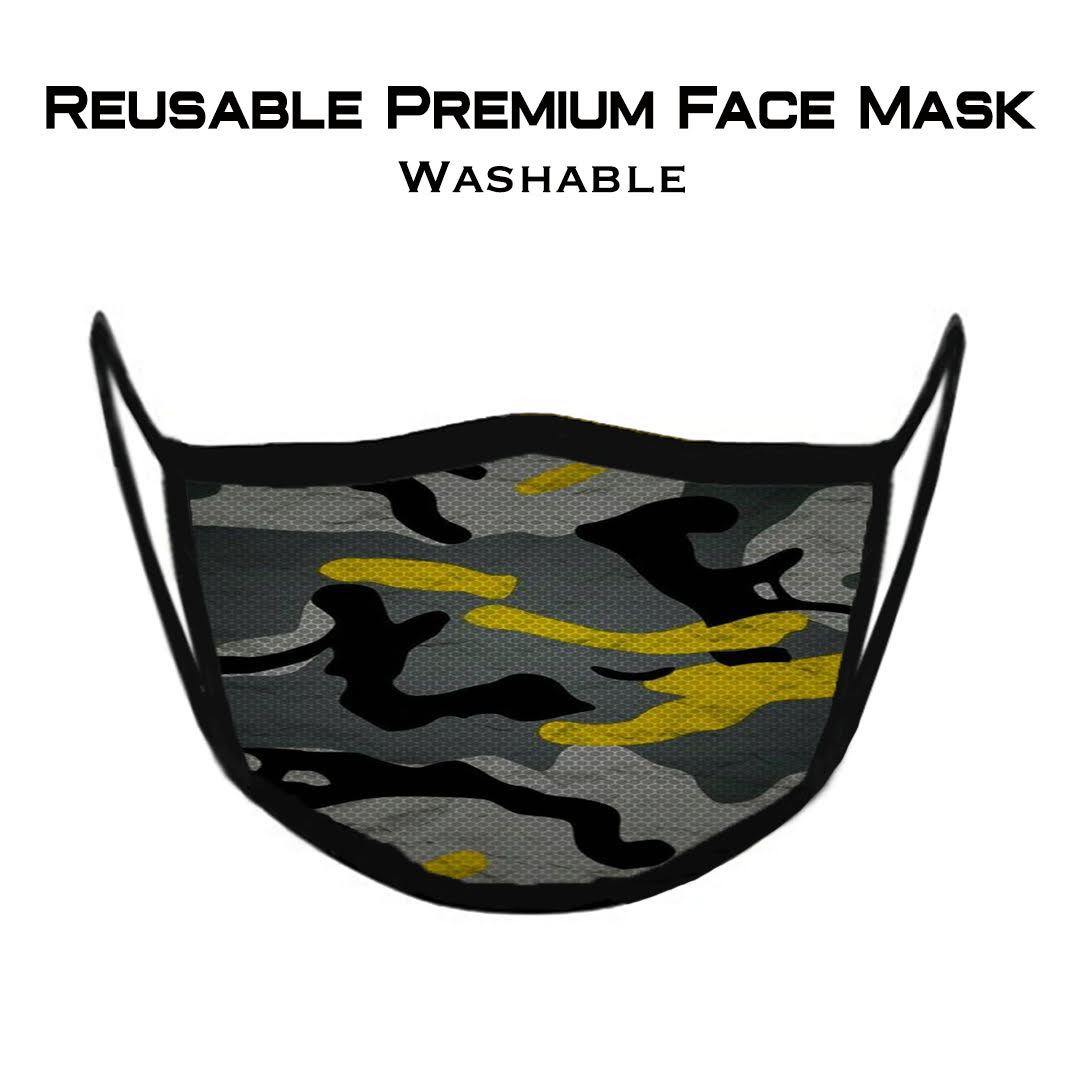 Combo D- Army Camo+ Neon Camo+ Yellow Camo Face Masks