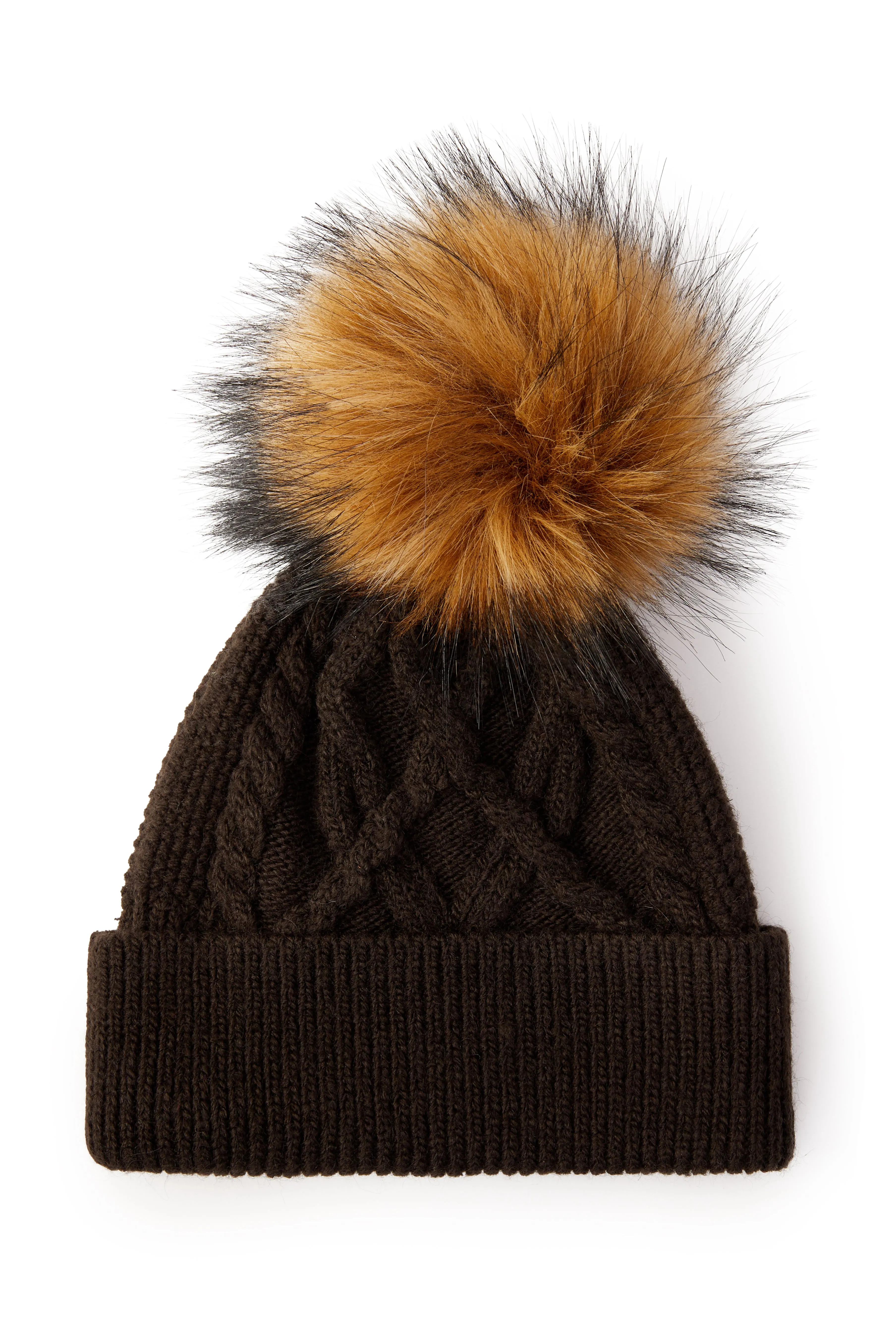 Cortina Bobble Hat (Chocolate)