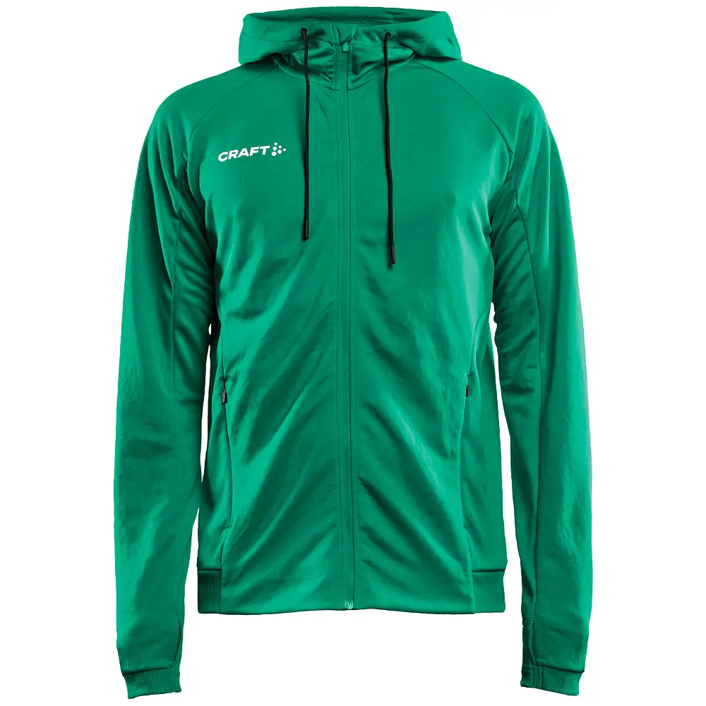 Craft Jacket Evolve Hood Heren Groen