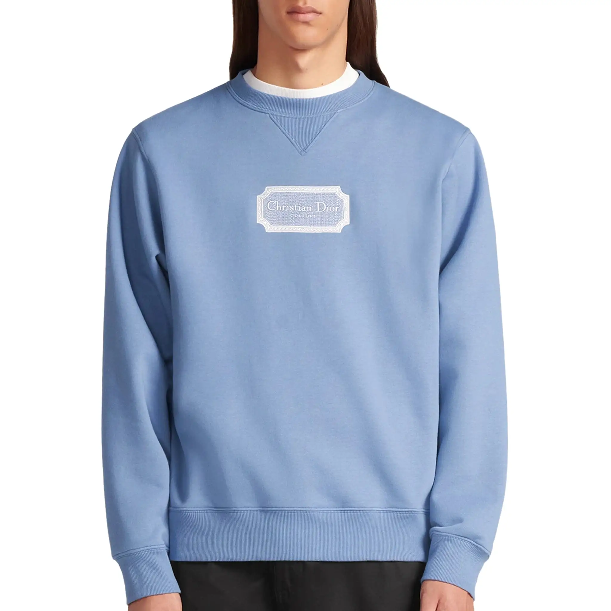 Dior 'Christian Dior Couture' Relaxed Fit Blue Sweatshirt