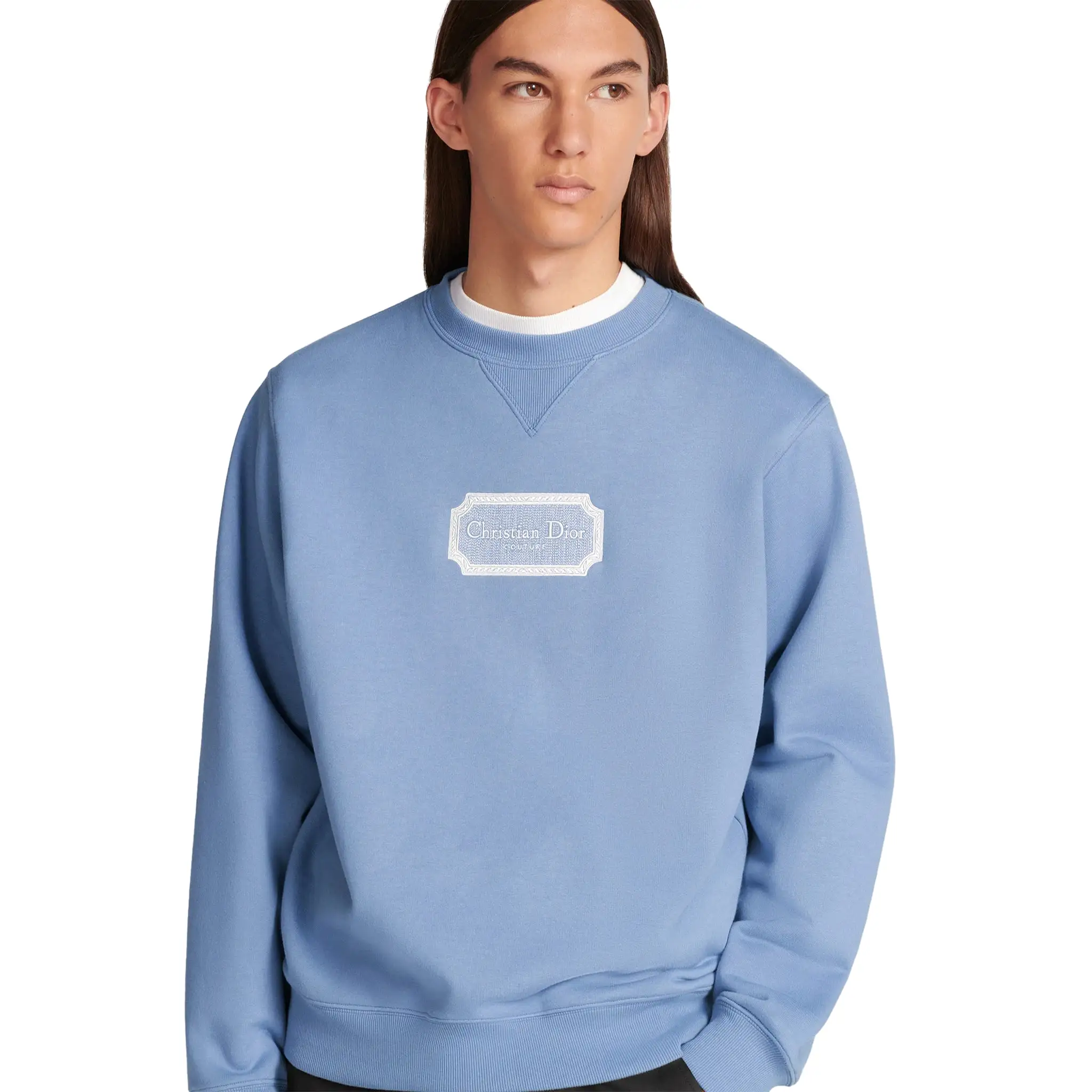 Dior 'Christian Dior Couture' Relaxed Fit Blue Sweatshirt