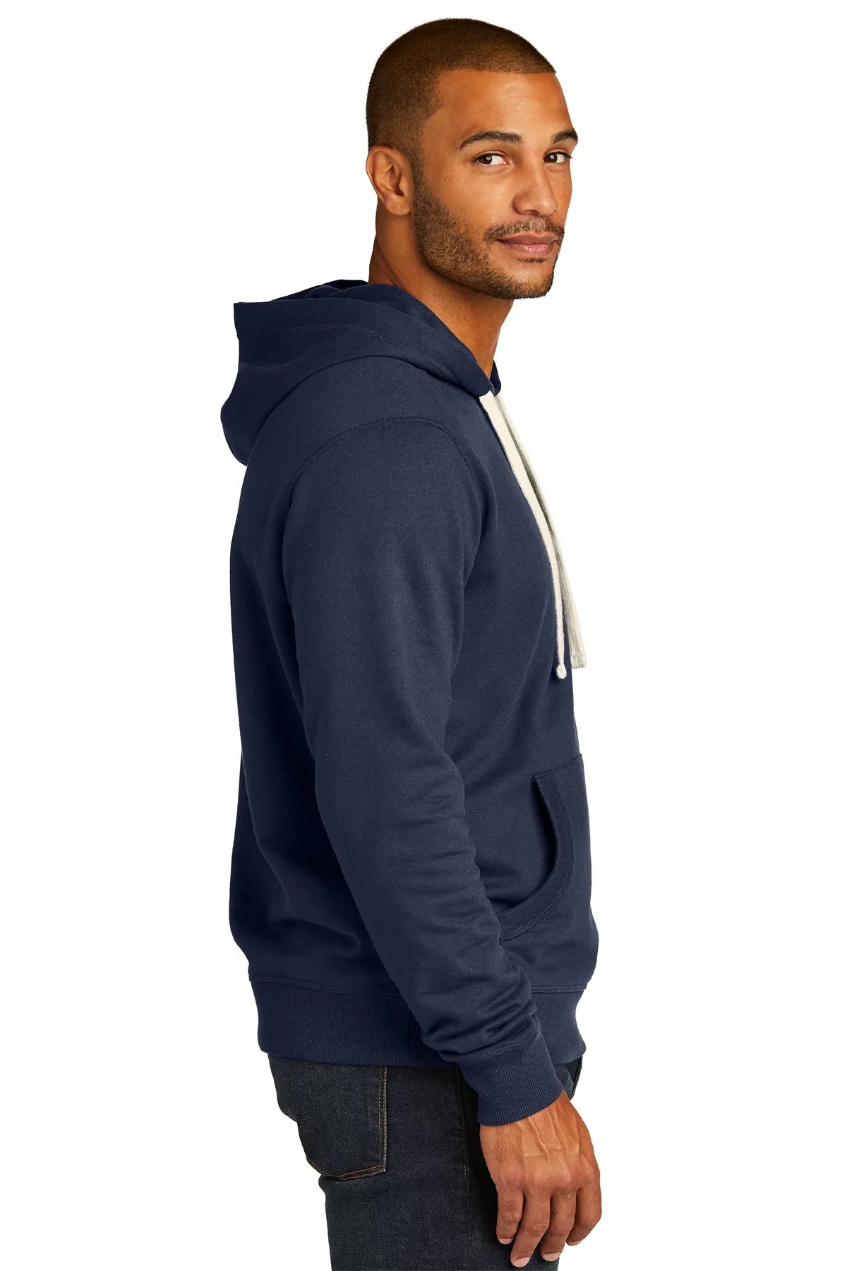 District Re-Fleece Hoodies, True Navy