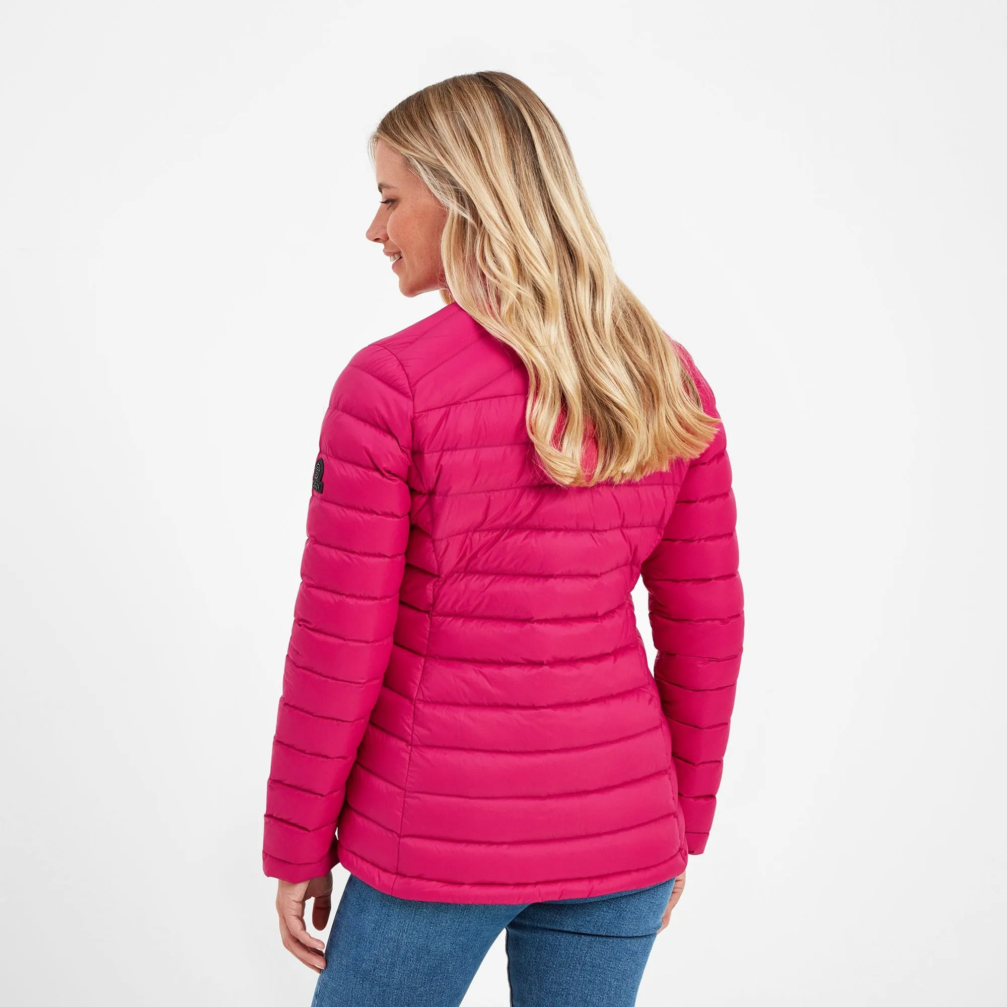 Drax Womens Funnel Down Jacket - Cerise