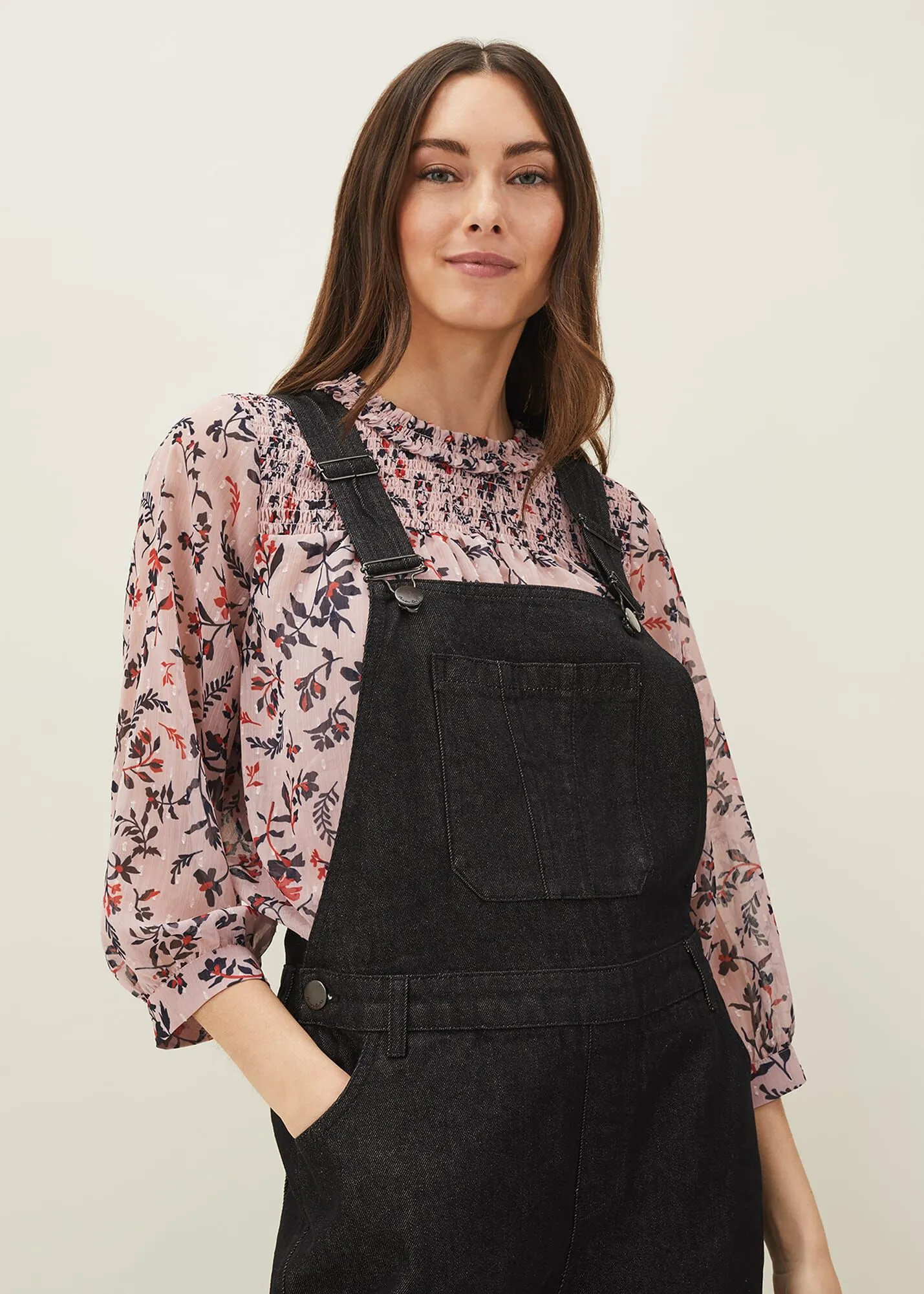 Effie Denim Dungarees