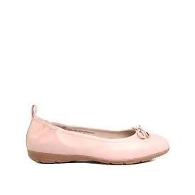 Essie Bow Women's Shoes - Powder Pink Leather