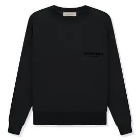 Fear of God Essentials Black Crewneck (SS22)