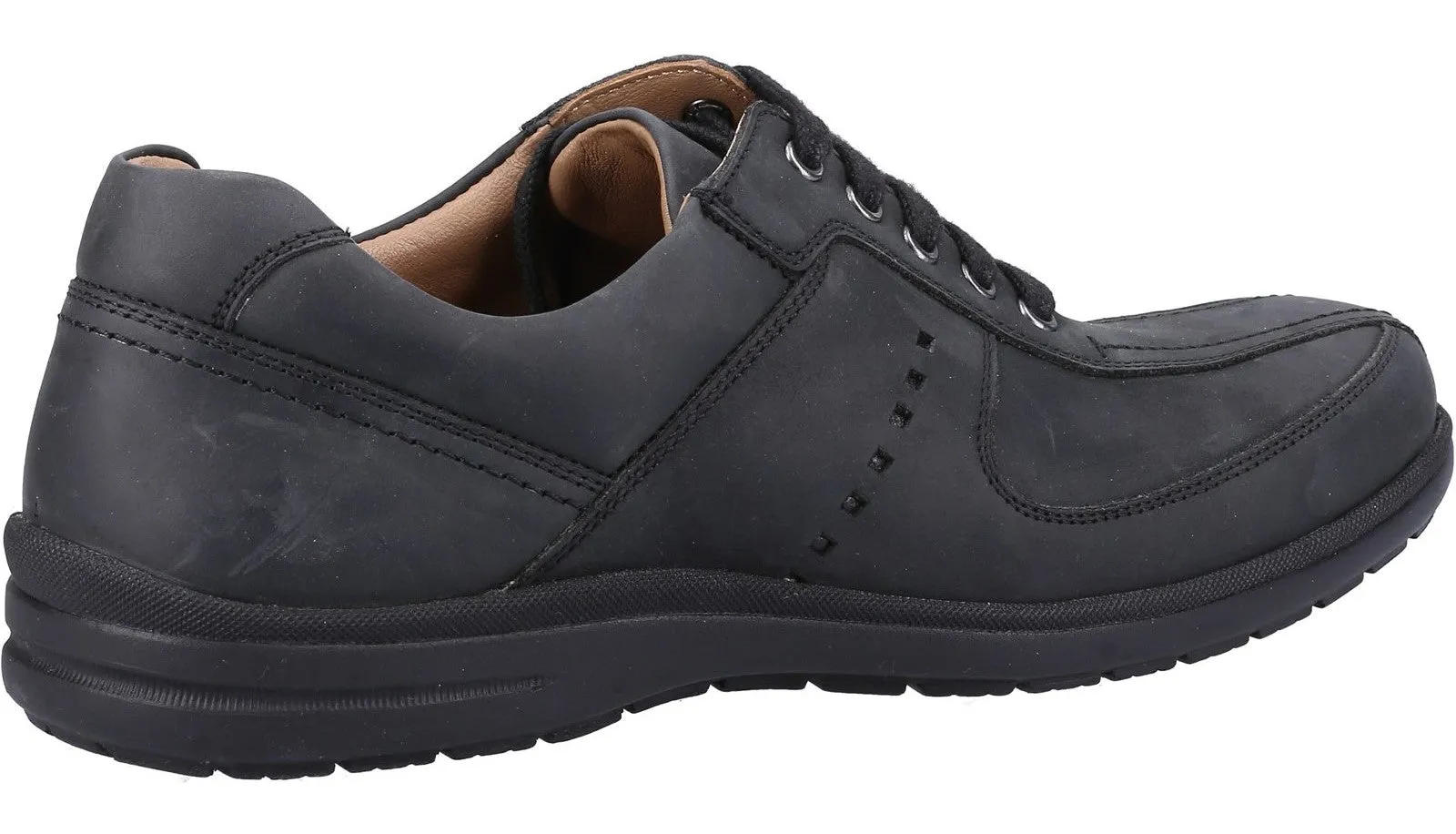 Fleet & Foster Bob Mens Leather Lace Up Casual Shoe