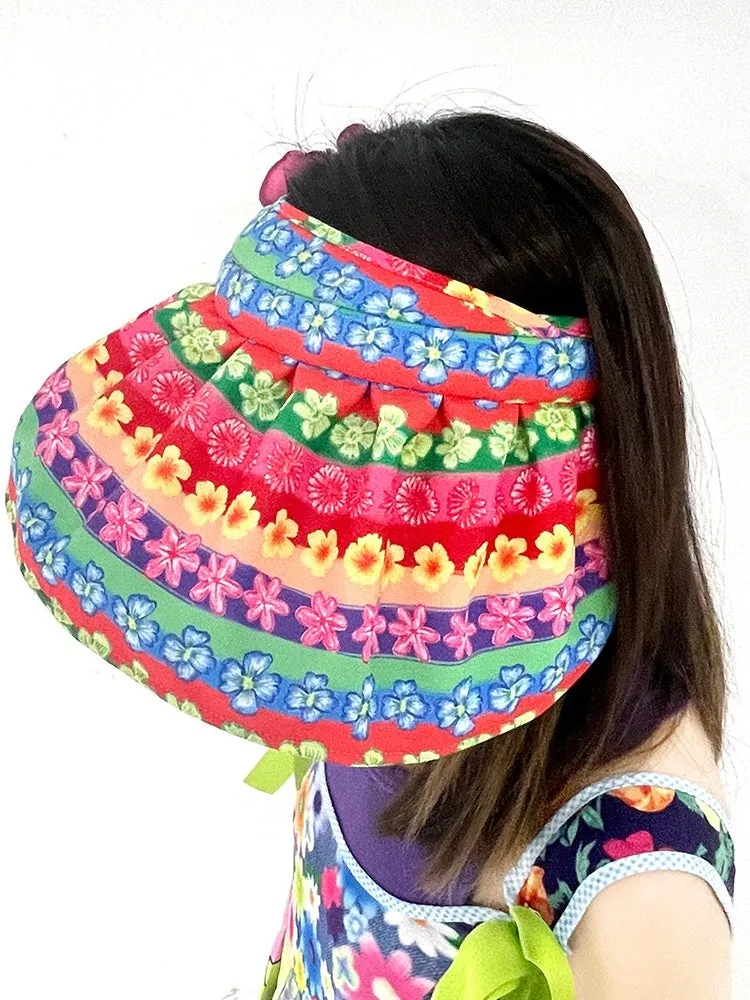 Flowers Cute Big Brim Sun Hat