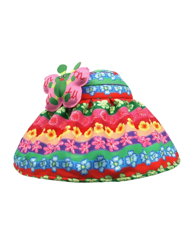 Flowers Cute Big Brim Sun Hat