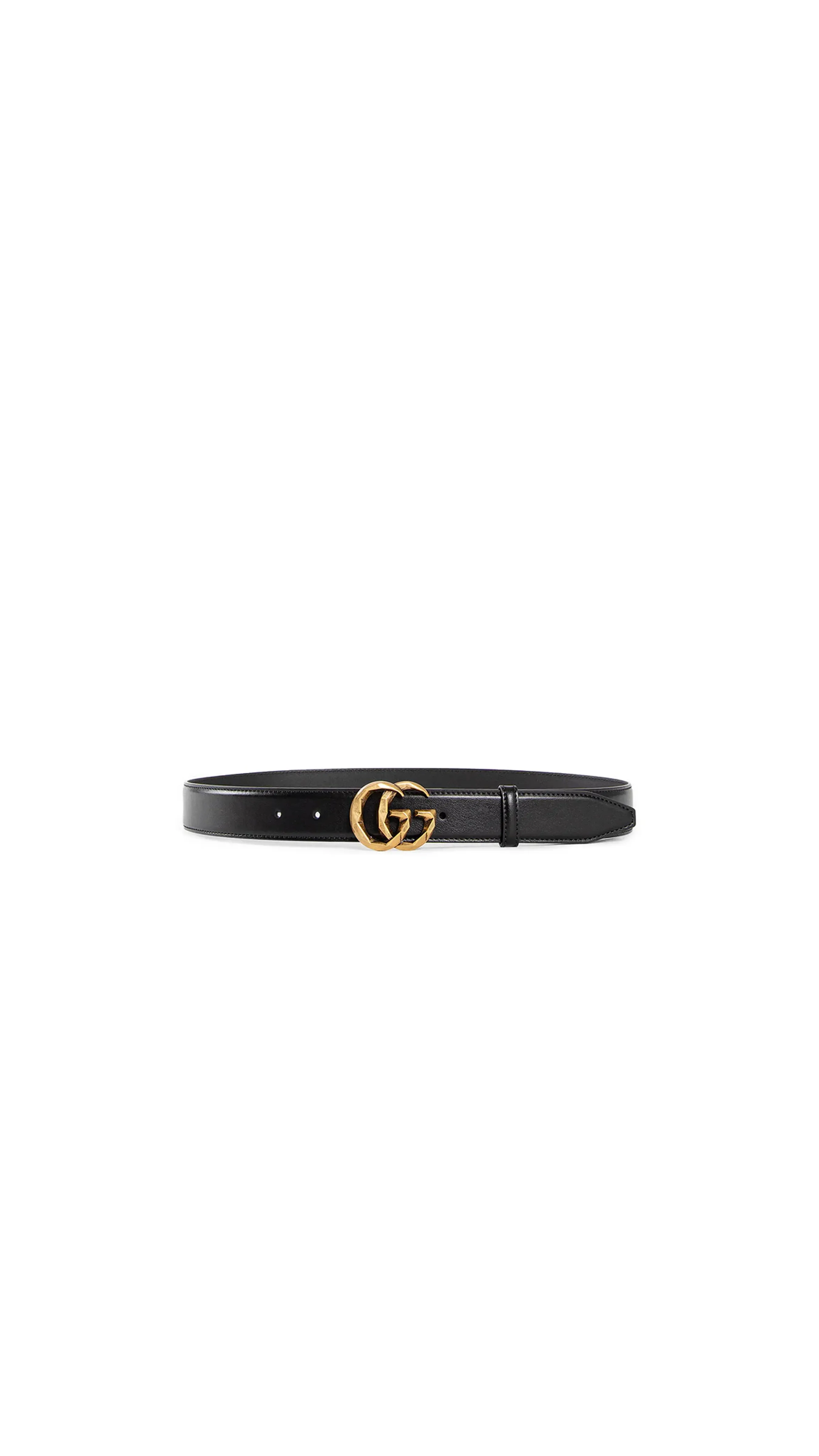 ''Gg'' Marmont Wide Belt - Black