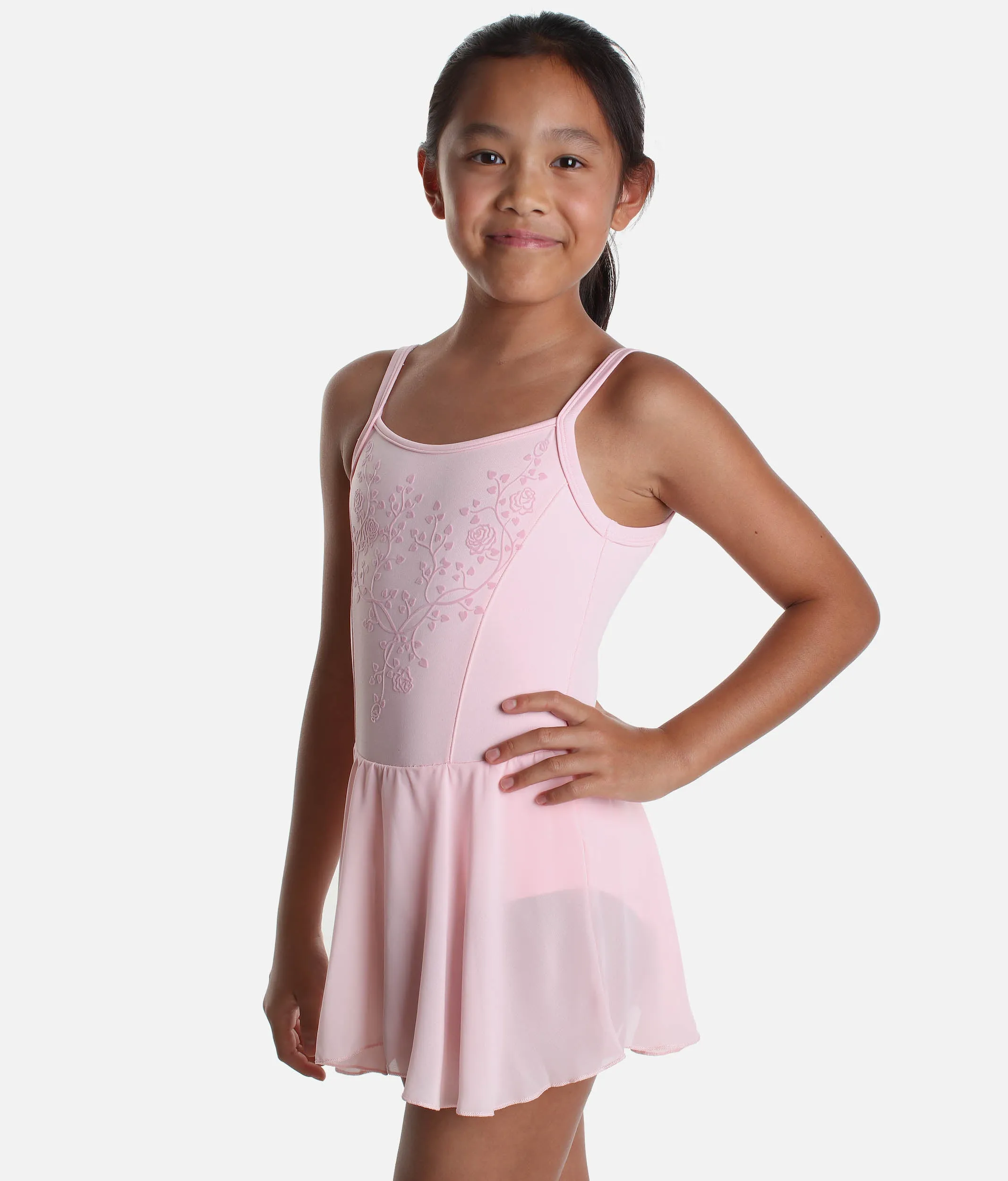 Girls Camisole Skirted Leotard, Alora Ballet Dress - 0507