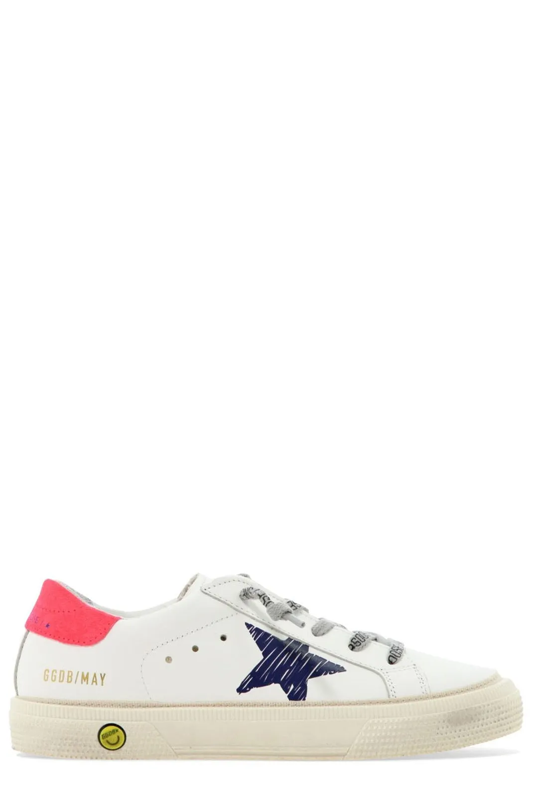 Golden Goose Kids Star-Print Lace-Up Sneakers