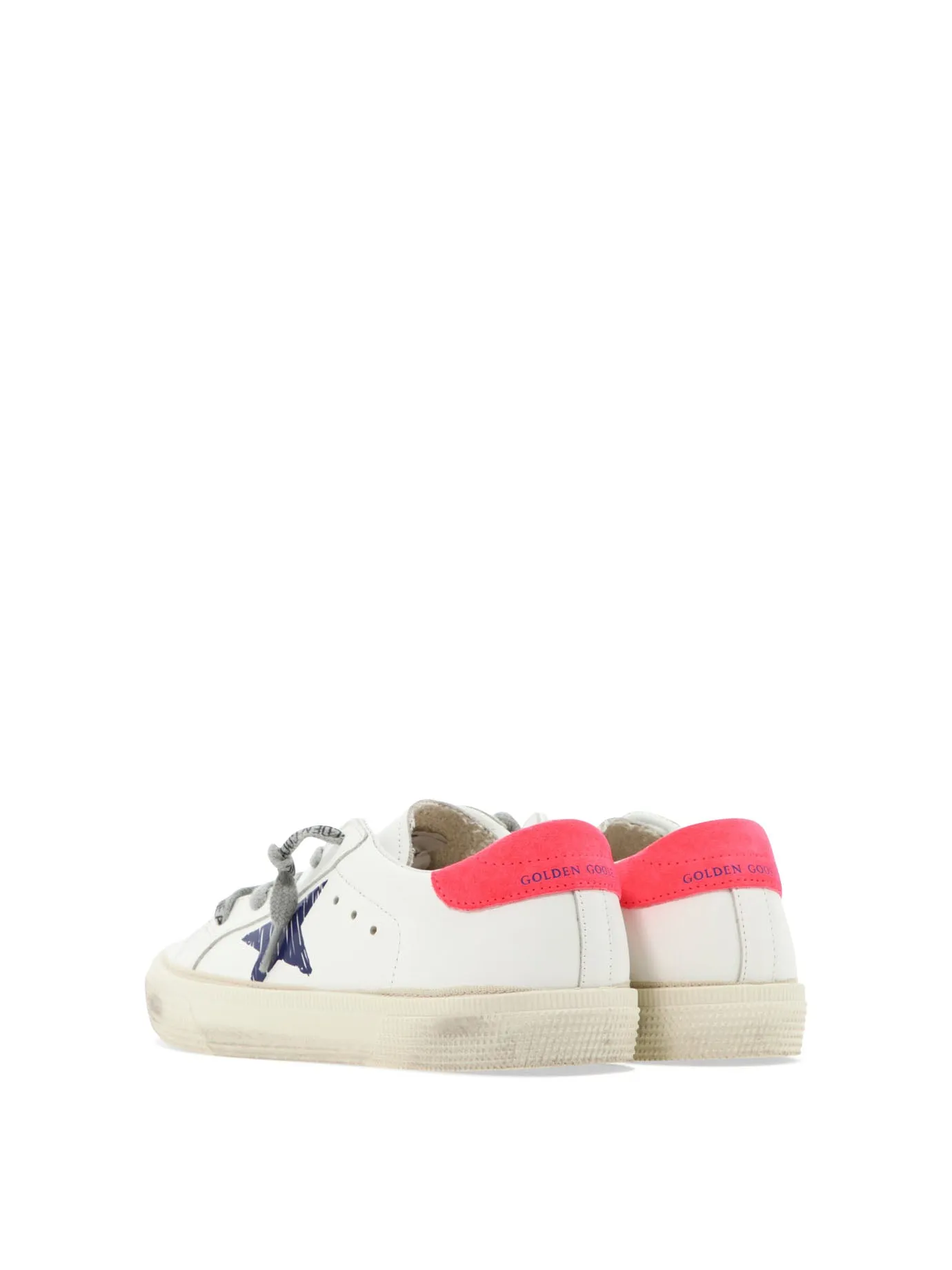 Golden Goose Kids Star-Print Lace-Up Sneakers