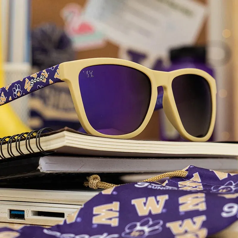 goodr OG Polarized Sunglasses Collegiate Collection - University of Washington - Husky Howlers