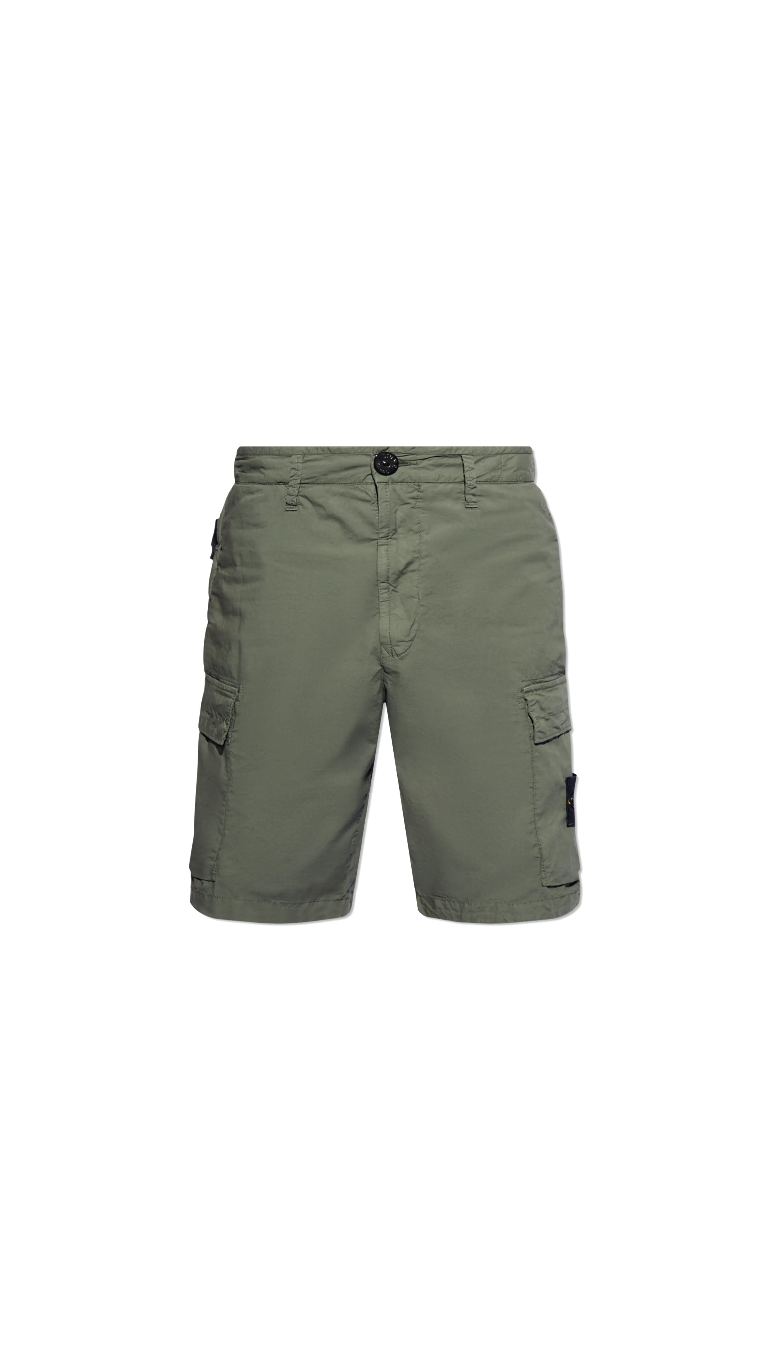 L0803 Regular Fit Cargo Bermuda Shorts - Military Green