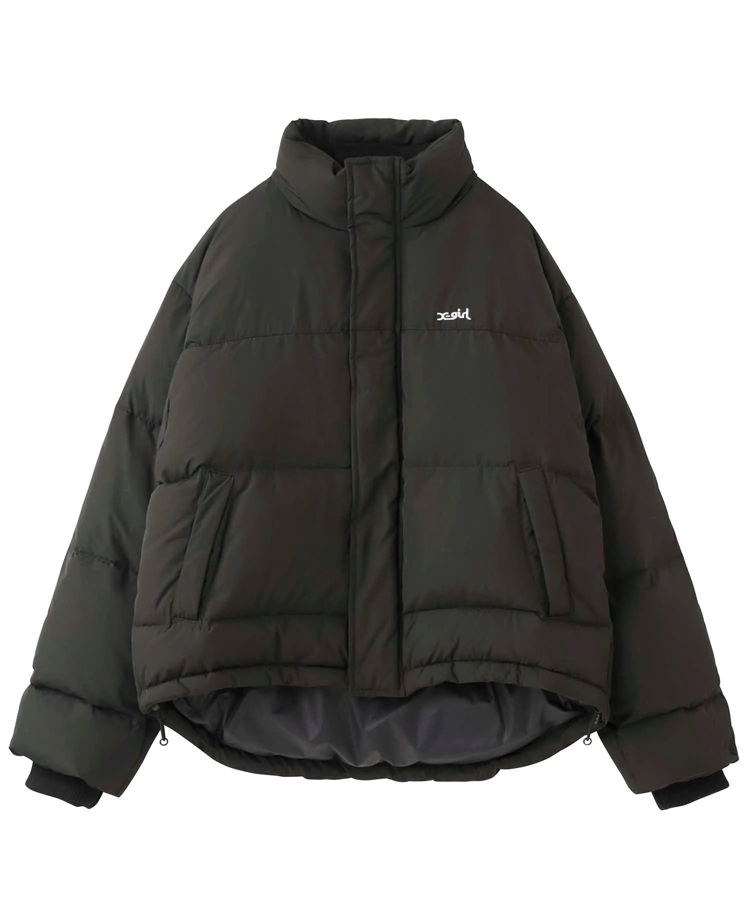 LAYERED LOOK DOWN JACKET