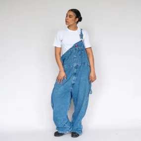 Light Blue 90s Dickies Denim Baggy Dungarees (XXL)