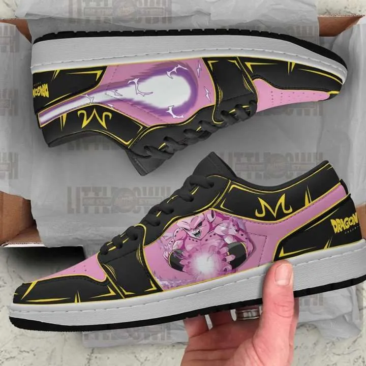 Majin Buu JD Low Top Sneakers Custom Dragon Ball Anime Shoes