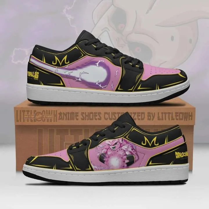 Majin Buu JD Low Top Sneakers Custom Dragon Ball Anime Shoes