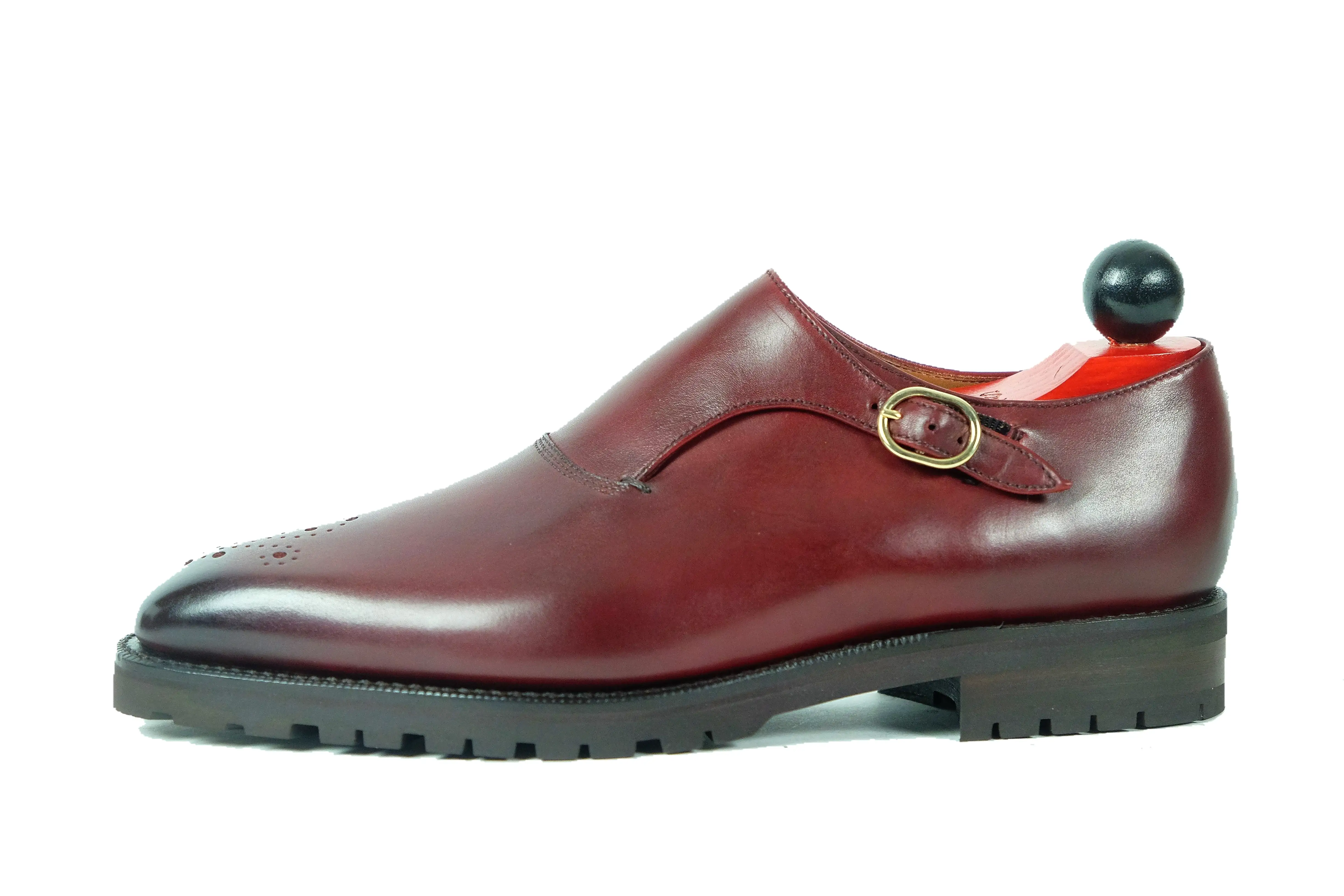 Martel - MTO - Burgundy Calf - LPB Last - Commando Sole