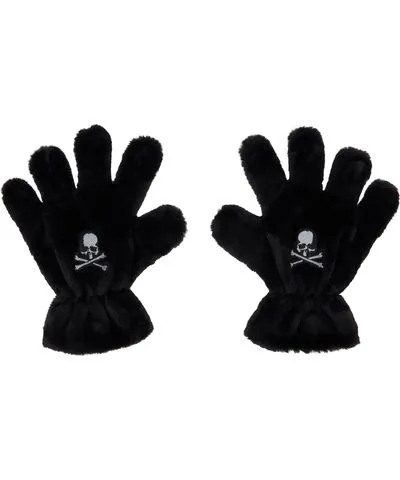 MASTERMIND WORLD Black Big Hand Gloves