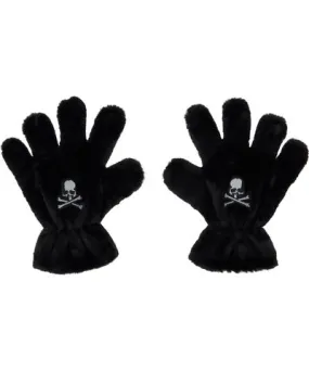 MASTERMIND WORLD Black Big Hand Gloves