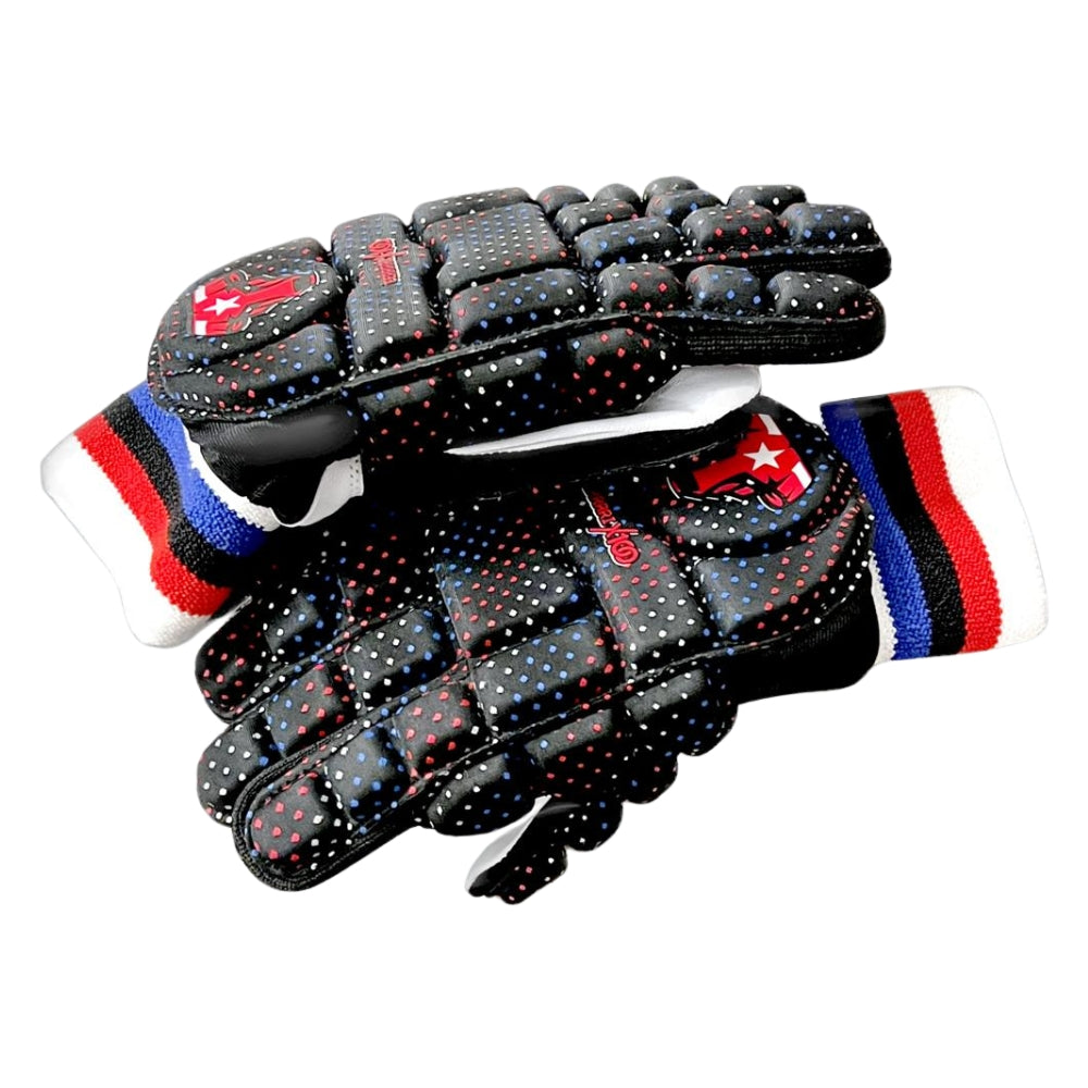 Matador Hard Tennis Cricket Batting Gloves Black