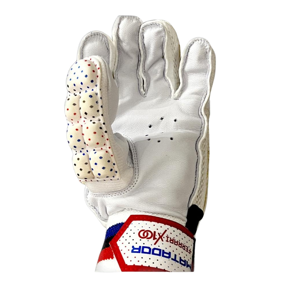 Matador Hard Tennis Cricket Batting Gloves White