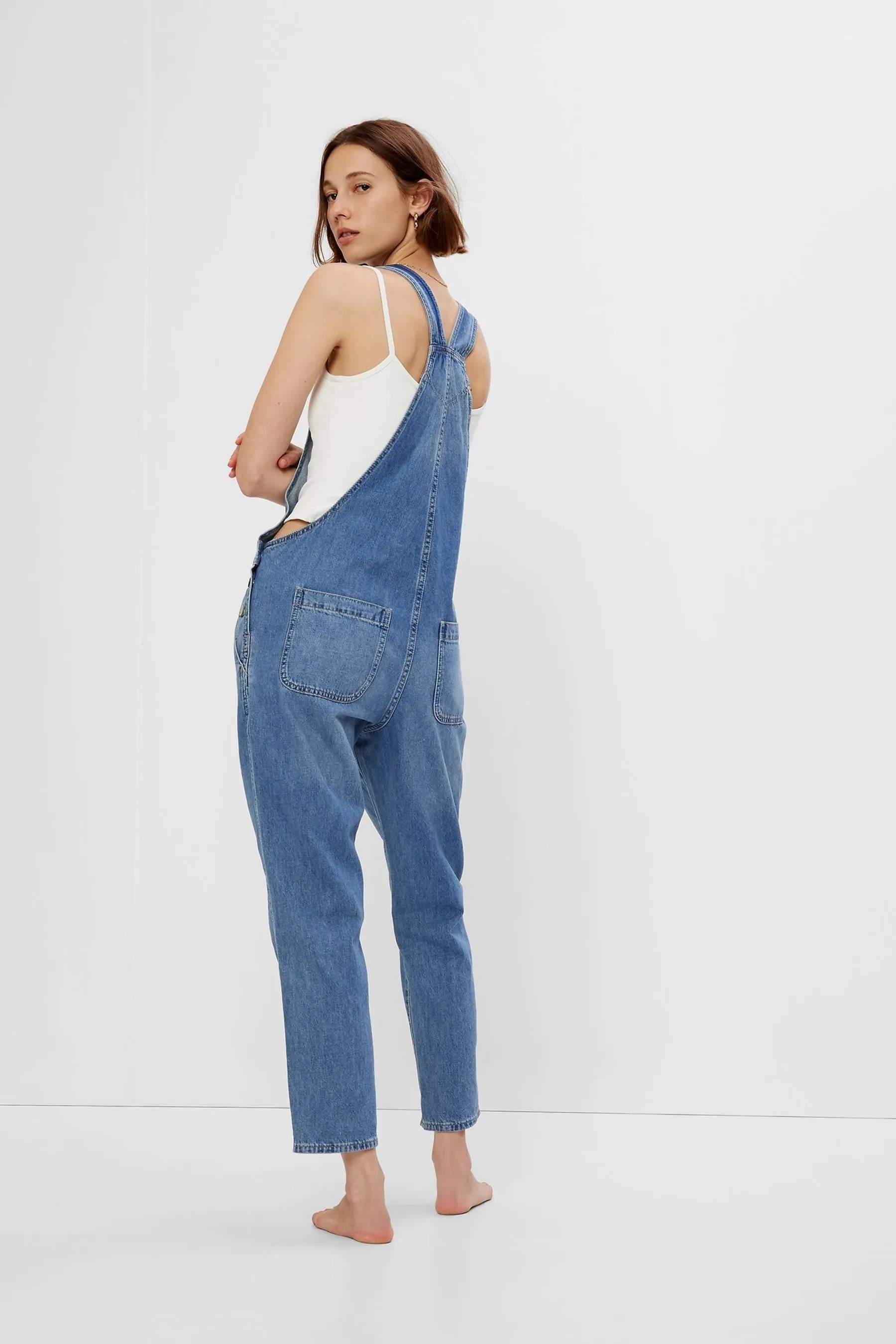 Medium Blue Denim Dungarees